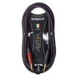 Bespeco AH300SL Alpha Series Neutrik Silent Gitaarkabel 3 Meter