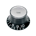 Boston KB-130-T Tone Knop SG/Double Cutaway Model Metrisch Zwart en Chroom