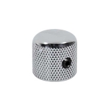 Boston KCH-220 Solid Shaft Dome Knop Afgerond 18mm Chrome