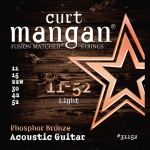 Curt Mangan 31152 Snaren voor Akoestische Gitaar (11-52) Phosphor Bronze