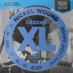 D'Addario EJ21 Nickel Wound Jazz Snaren voor Elektrische Gitaar (12-52)