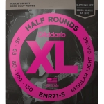 D'Addario ENR71-5 Bassnaren Half Rounds 5-Snarig (45-130)