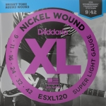 D'Addario ESXL120 Double Ball End Snaren voor Elektrische Gitaar (9-42)