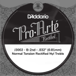 D'Addario J3002 Rectified Nylon Losse Klassieke B2-Snaar - Normale Spanning