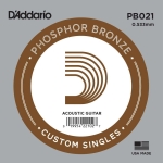 D'Addario PB021 Phosphor Bronze .021 Losse Snaar