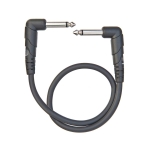 D'Addario PW-CGTPRA-01 Classic Series Patchkabel 30cm Haaks-Haakse Pluggen