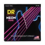 DR Strings NPE-10 Neon Pink Elektrische Snaren (10-46), K3 Coating