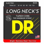 DR Strings TMH6-30 Long Necks Tapered Bassnaren 6-Snarig (30-125)