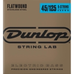 Dunlop DBFS45125 Flatwound Bassnaren 5-Snarig (45-125)