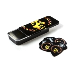 Dunlop JHPT16HV '69 Psych Series Aura Mandala Plectrum Pick Tin 6-Pack