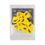 Dunlop YJMR03YL Yngwie Malmsteen Plectrum 1.14mm Geel 24-Pack