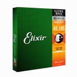 Elixir 14087 Nanoweb Gecoate Bassnaren - Extra Long Scale (45-105)