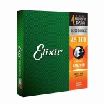 Elixir 14502 Nanoweb Gecoate Bronzen Akoestische Bassnaren (45-100)