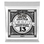 Ernie Ball 0213 Reinforced Plain Titanium .013 Gecoate Losse Snaar 6-Pack