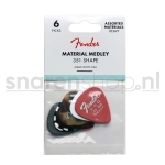 Fender 351 Material Variety Pack Heavy /1.5mm 6-Pack 1980100500