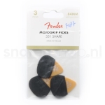 Fender 351 Shape MojoGrip Plectrum 0.84mm Oranje 3-Pack 1985351404