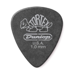 dunlop tortex pitch black 1.0mm plectrum