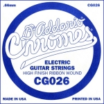 d'addario chromes losse flatwound snaar .026