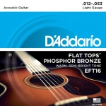 D'Addario EFT16 Flat Tops Akoestische Snaren (12-53)