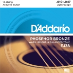 D'Addario EJ38 Akoestische Gitaarsnaren 12-Snarig (10-47)