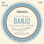 D'Addario EJS60 Stainless Steel Banjosnaren 5-Snarig (10-20)