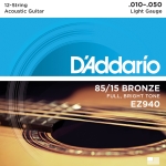 D'Addario EZ940 Akoestische Snaren 12-Snarig (10-50)