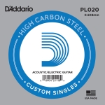 D'Addario PL020 Losse Snaar .020 Elektrisch / Western