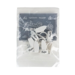 Dunlop 9002R Plastic Duimplectrum Medium Wit 12-Pack