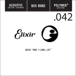 Elixir 13142 Polyweb Bronze Acoustic .042 Losse Snaar