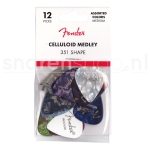 Fender 351 Celluloid Variety Pack Medium / 1.0mm 0980300300