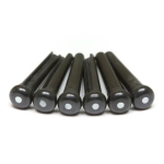 Graphtech PP-2142-00 Traditionele Brugpennen - TUSQ - Zwart met Mother of Pearl Inlay (Set van 6)
