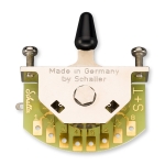 Schaller 15310013 Megaswitch T 3-Standenschakelaar met Zwarte Tip