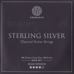 Knobloch 500SS Sterling Silver Bass Set - Hoge Spanning (3 Snaren)