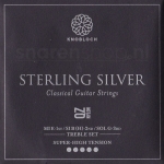 Knobloch 600SQZ Sterling Silver QZ Nylon Treble Set - Extra Hoge Spanning (3 Snaren)