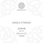 Knobloch 1QZ33.0 QZ Nylon Losse E1-Snaar Lage Spanning