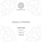 Knobloch 1SN34.5 SN Nylon Losse E1-Snaar Hoge Spanning