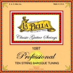 La Bella 10BT Klassieke Gitaarsnaren 10-Snarig - Barok Stemming