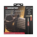 Monster Cable Acoustic Gitaarkabel 3.65 Meter Recht/Haakse Pluggen 600557