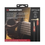 Monster Cable ACST2-21A Gitaarkabel 6.4 Meter Recht / Haaks