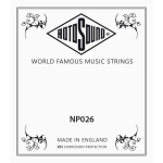Rotosound NP026 Losse Plain Steel .026 Elektrische/Akoestische Snaar