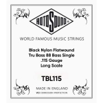 Rotosound TBL115 Black Nylon Losse Bassnaar .115