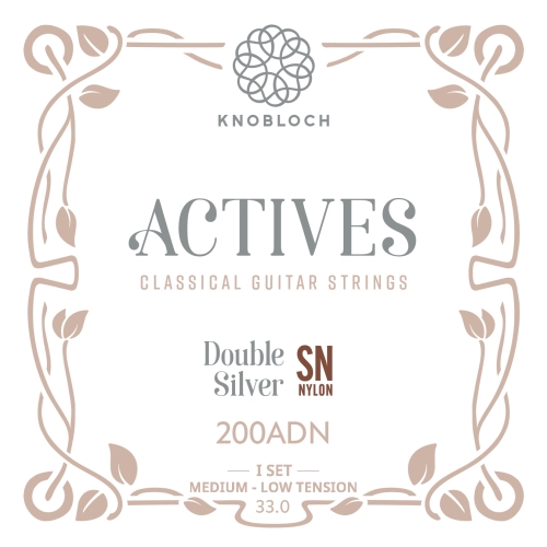 Knobloch 200ADN Actives Double Silver SN Nylon Gitaarsnaren - Lage Spanning