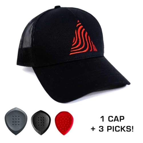 Acoustik Attak Trucker Hat Bundle - Pet en 3 Plectrums