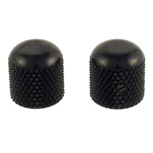 Allparts MK-0110-003 Dome Knob Knoppenset Zwart (Set van 2)