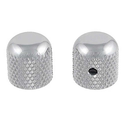 Allparts MK-0110-010 Dome Knob Knoppenset Chrome (Set van 2)