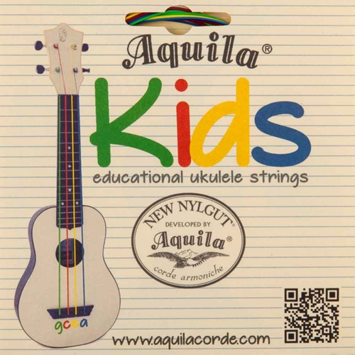Aquila 138U Tenor/Sopraan Kids/Kinder Ukulele Snaren (Hoge G)