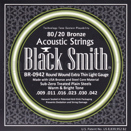 BlackSmith PB-0942 Akoestische Gitaarsnaren Phosphor Bronze (9-42