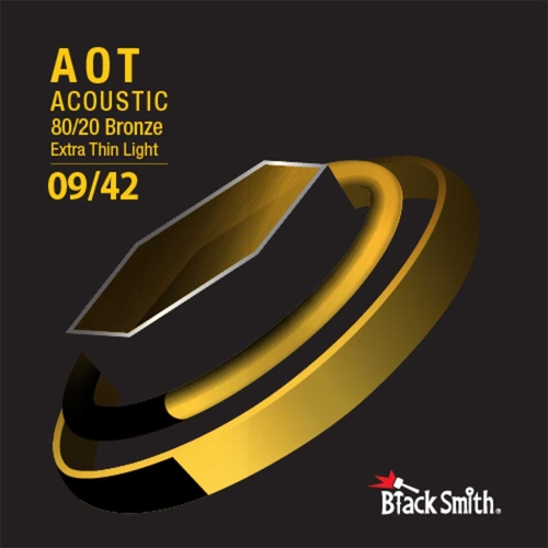 BlackSmith ABR-0942 Nano-Carbon Coated Bronze Akoestische Gitaarsnaren (9-42)