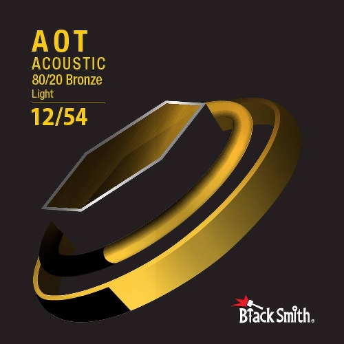 BlackSmith ABR-1254 Nano-Carbon Coated Bronze Akoestische Gitaarsnaren (12-54)