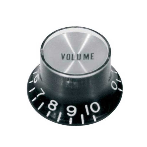 Boston KB-134-V Volume Knop SG/Double Cutaway Model Inch Type Zwart en Chroom